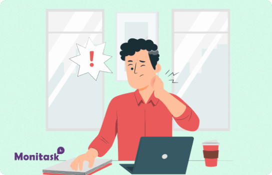 Monitask. Ilustración acerca de 10 Interrupciones Cotidianas en la Oficina: ¿Cómo Manejarlas?