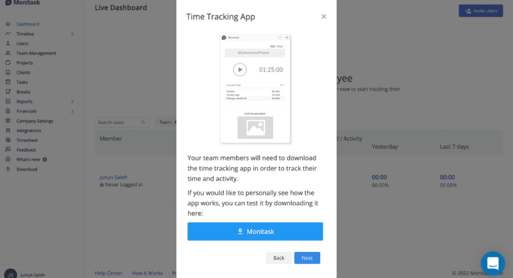 Employee monitoring software