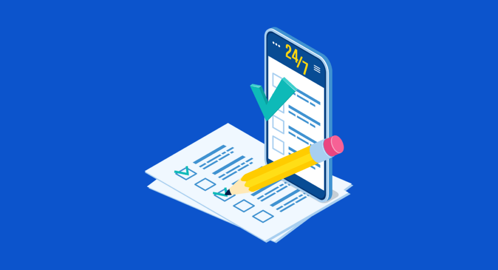 Performance management on employee management app