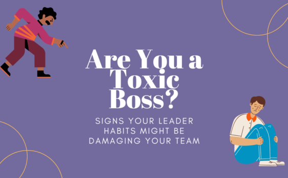 Monitask. Illustration of Are You a Toxic Boss?