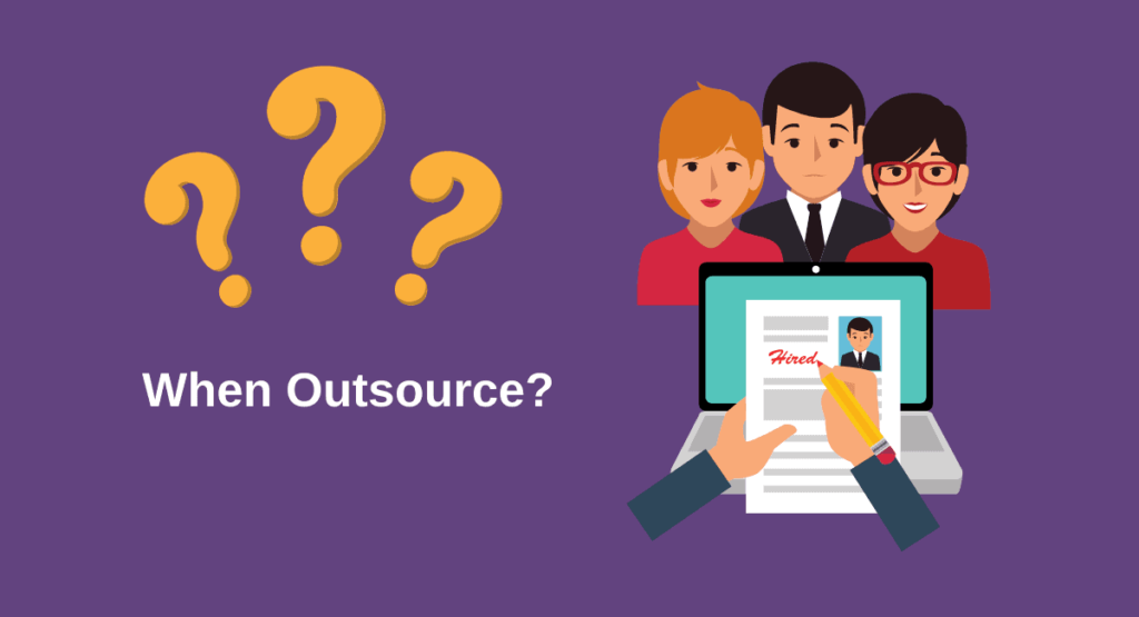 because outsoure provider is external organization