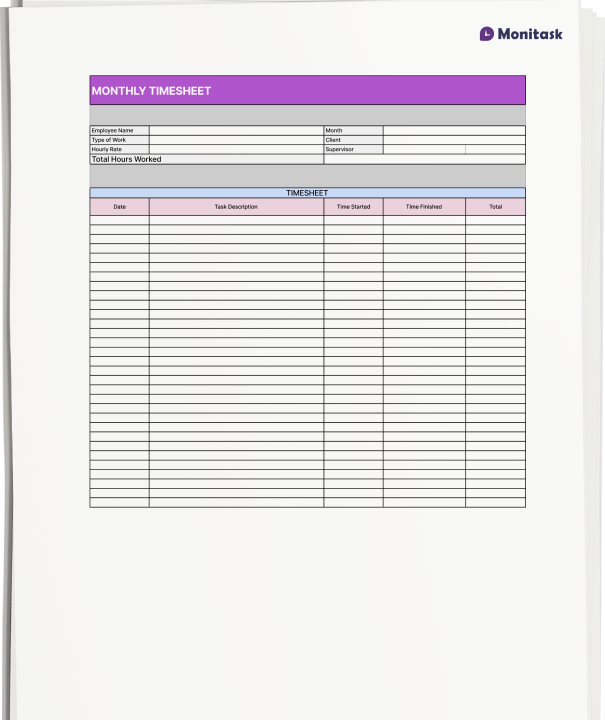 excel timesheet templates