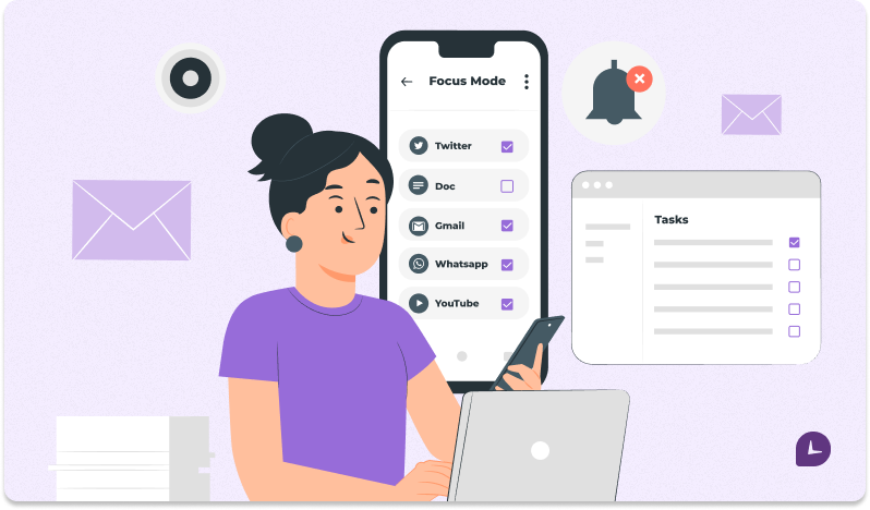 Ilustración de Aumenta tu Enfoque y Minimiza Distracciones