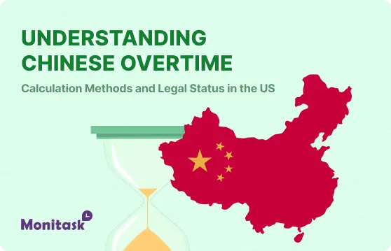 Understanding Chinese Overtime. Illustration for the Monitask Blog.