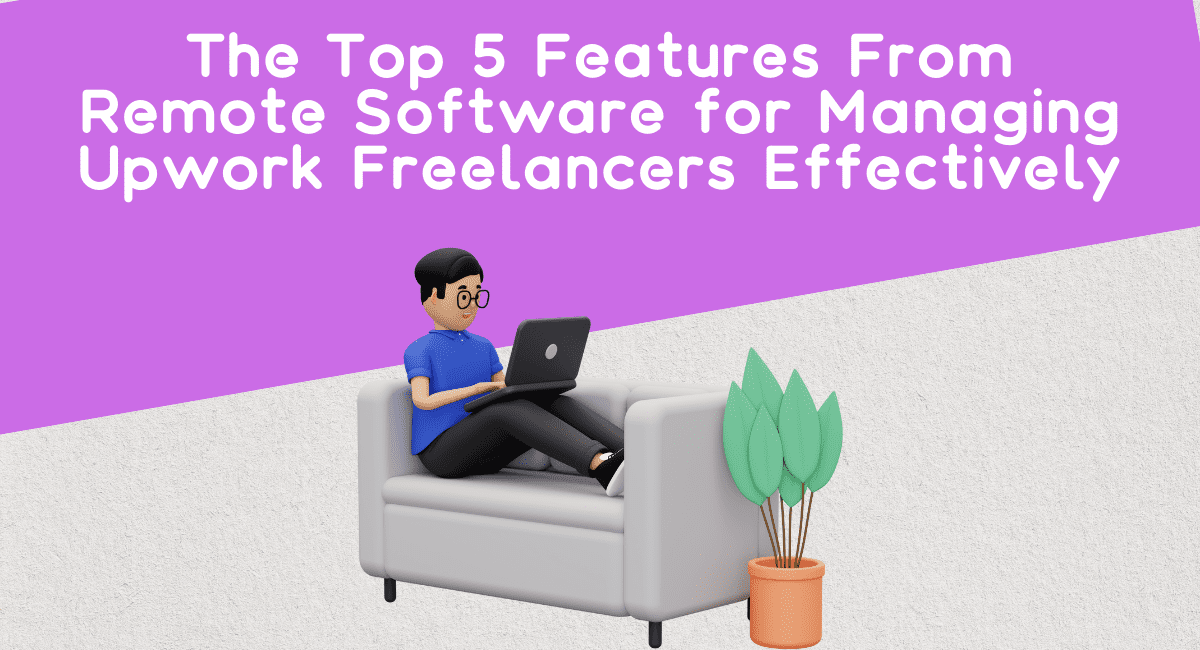 Monitask. Illustration about How to Manage Upwork Freelancers Effectively