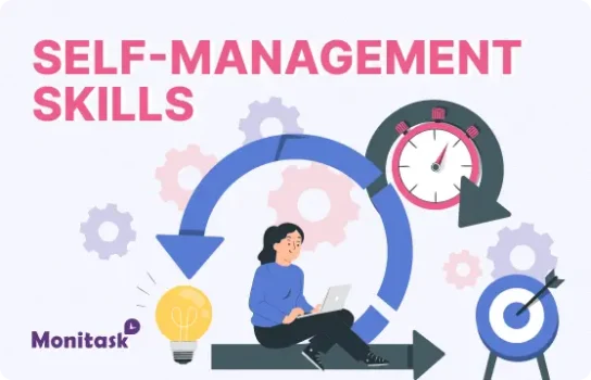 Monitask. Illustration of Self-Management Skills: Definition, Examples, Strategies, and Development Guide