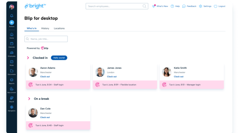 Bright HR software