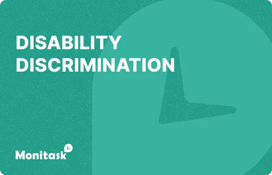 Disability Discrimination illustration for the Monitask HR Glossary