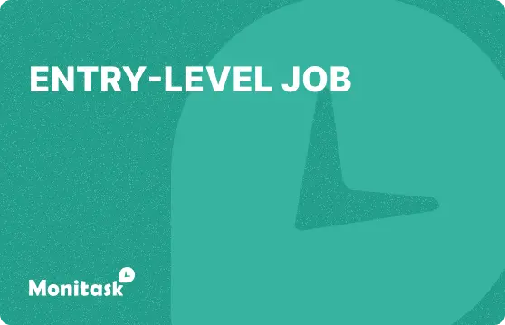 Entry-Level Job. Illustration for the Monitask HR Glossary