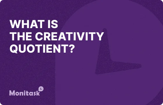 What is the Creativity Quotient? Illustration for the Monitask Business Glossary