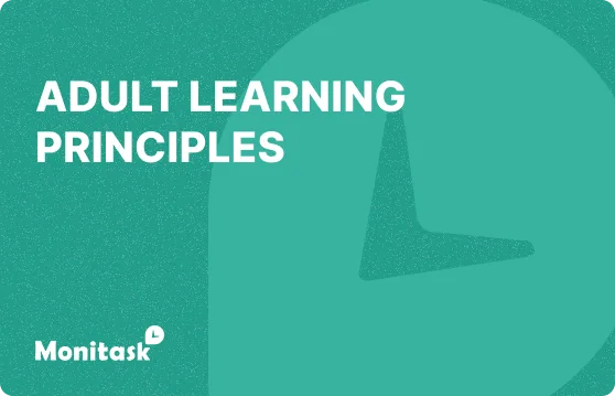 Adult Learning Principles illustration for the Monitask HR glossary