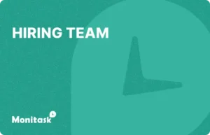 Hiring Team illustration for the Monitask HR Glossary