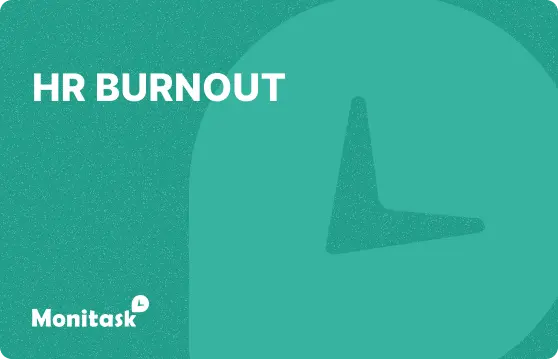HR Burnout illustration for the Monitask HR Glossary