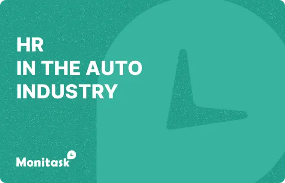 HR in the Auto Industry. Illustration for the Monitask HR Glossary.