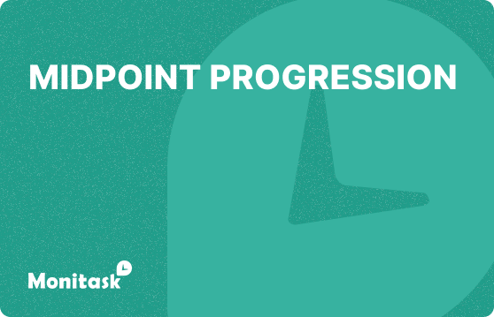 Midpoint Progression illustration for the Monitask HR glossary
