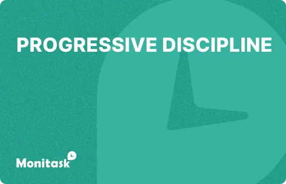 Progressive Discipline. Illustration for the Monitask HR Glossary