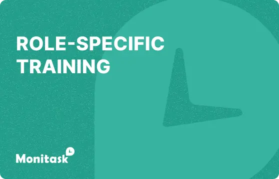 Role-Specific Training illustration for the Monitask HR Glossary