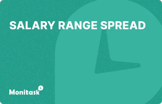 Salary Range Spread illustration for the Monitask HR Glossary