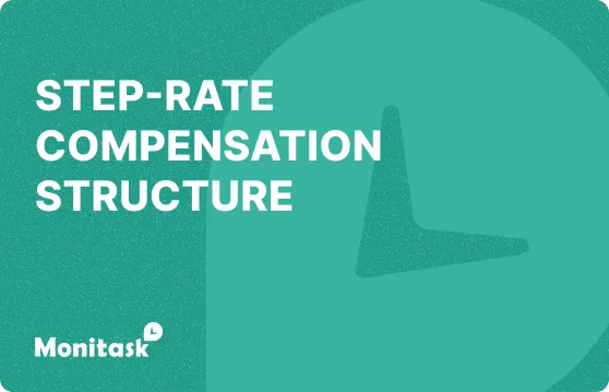 Step-Rate Compensation Structure illustration for the Monitask HR glossary