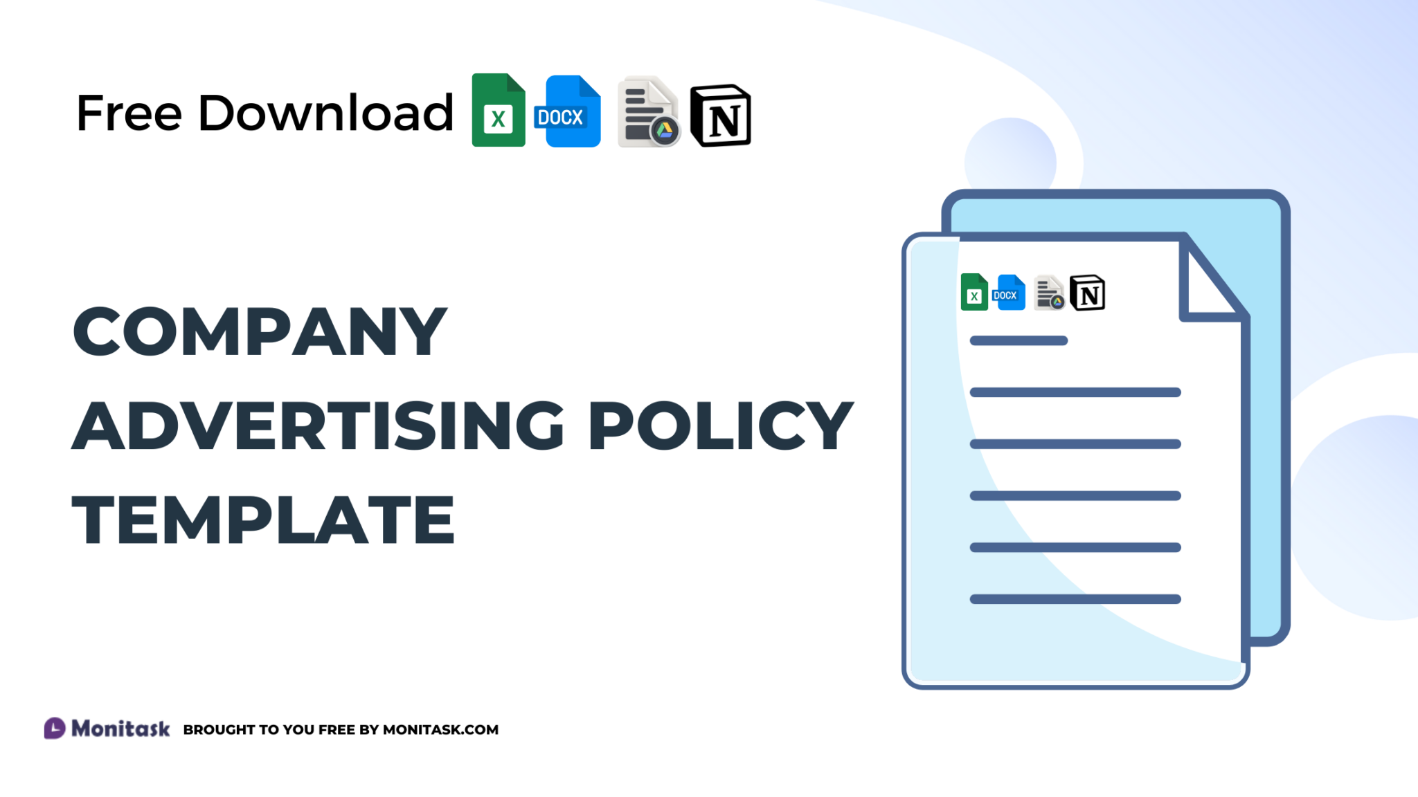 Company Advertising Policy | Monitask