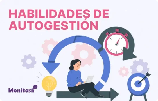 Monitask. Ilustración de Habilidades De Autogestión: Definición, Ejemplos, Estrategias Y Guía De Desarrollo