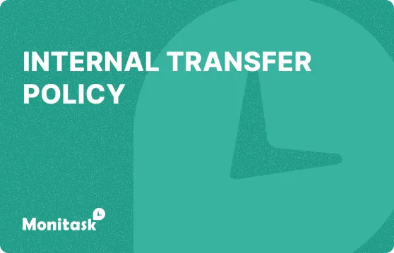 Internal Transfer Policy illustration for the Monitask HR glossary