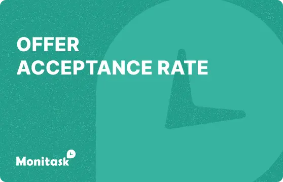 Offer Acceptance Rate (OAR). Illustration for the Monitask HR Glossary