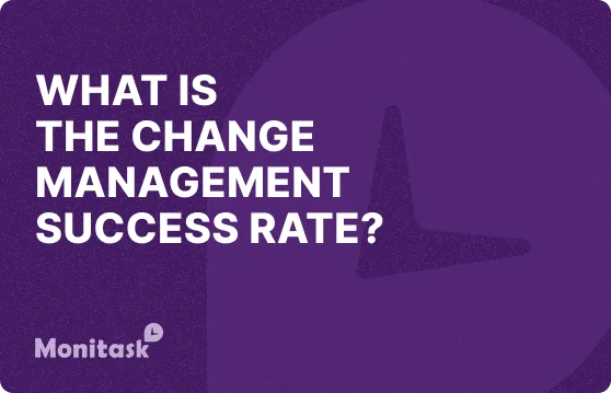 What Is the Change Management Success Rate? Illustration for the Monitask Business Glossary.