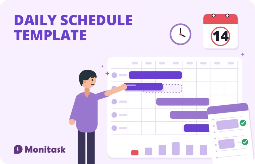 Daily work schedule template essentials: 14 days standard notice, 11 US jurisdictions, and two included templates